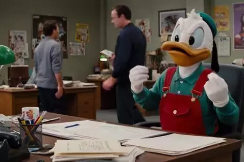 AI Video from prompt: Daffy Duck realizing he's been rejected as Raw G
