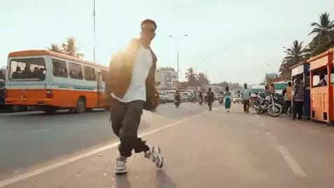 AI Video from prompt: Ultra realistic cinematic street scene at Mwenge