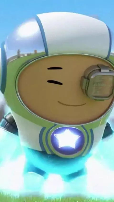 AI Video from prompt: Show him transforming.  It starts with him exper