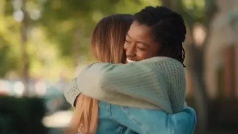 AI Video from prompt: girls kissing