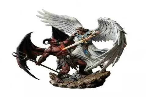 AI Video from prompt: Create a video in which the Archangel Michael, d