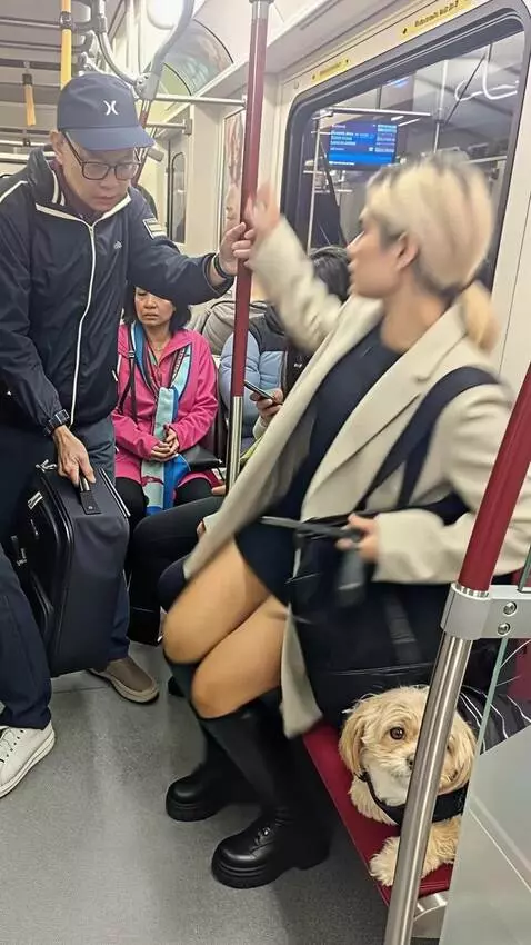 AI Video from prompt: A girl in a skirt stands up and fights a guy in 