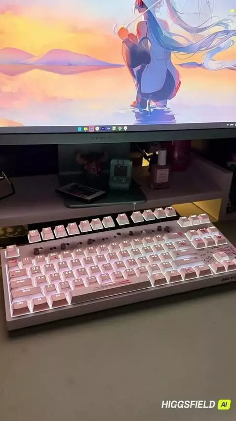 AI Video from prompt: Smooth cinematic transition from a realistic des