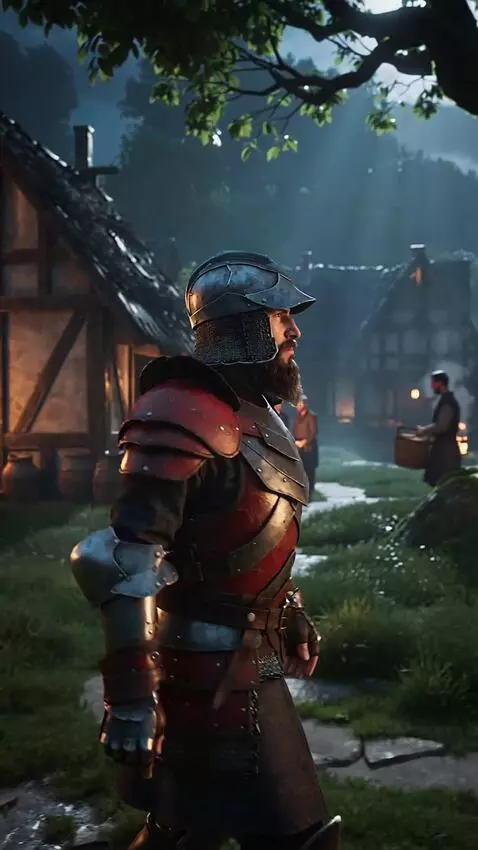 AI Video from prompt: A highly cinematic dark fantasy open-world game 