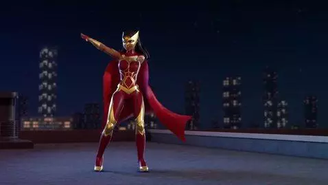 AI Video from prompt: Wonder Woman dancing