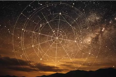 AI Video from prompt: Ancient Nazca lines merging with a celestial sta