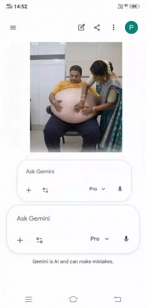AI Video from prompt: Create a video where this lady is rubbing her bo