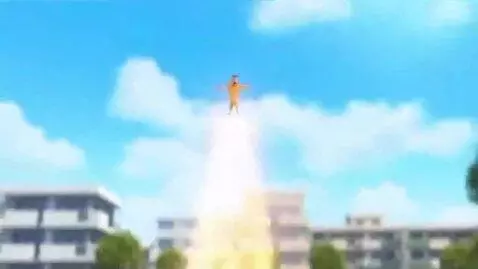 AI Video from prompt: Plotagon: what the fa— (Then screams and flys up