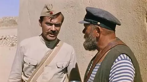 AI Video from prompt: Comrade Sukhov from the Soviet film White Sun of