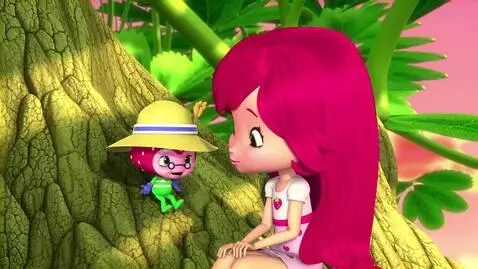 AI Video from prompt: Strawberry Shortcake and Apple Dumpling are rela