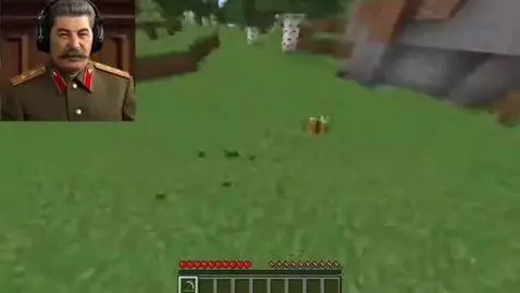 AI Video from prompt: stalin play in minecraft and speaks russia