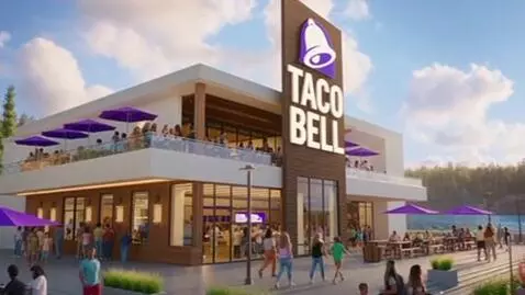 AI Video from prompt: The world’s largest Taco Bell