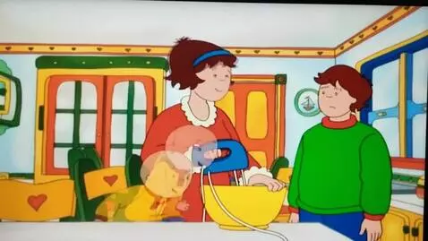 AI Video from prompt: Tv calliou lost episode people 3 screaming black