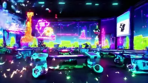 AI Video from prompt: Create a cinematic YouTube gaming intro for the 