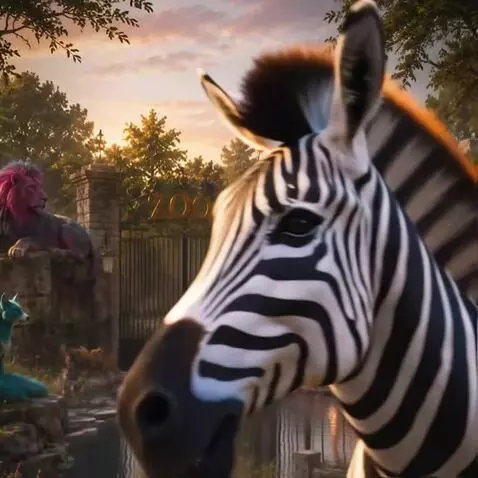 AI Video from prompt: Walking through the zoo,