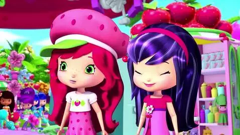 AI Video from prompt: Strawberry Shortcake and Cherry Jam at Toys"R"Us