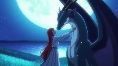 AI Video from prompt: Bring this photo to life beauty and the dragon f