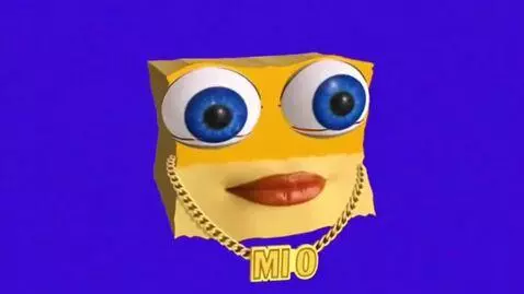 AI Video from prompt: a talking cardboard-looking face with realistic 