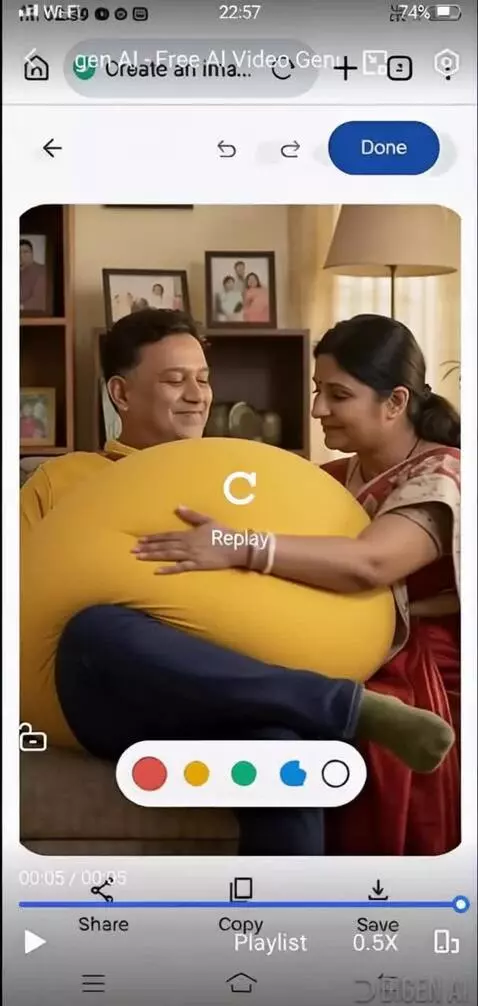 AI Video from prompt: Create a video where this lady is kneading this 