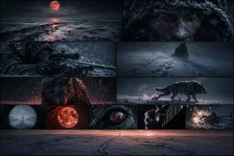AI Video from prompt: A cinematic video stylized as a Russian rock bal