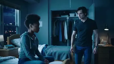 AI Video from prompt: A quiet dark black girl named Tia is trying to s