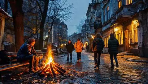 AI Video from prompt: Movement of people on the street