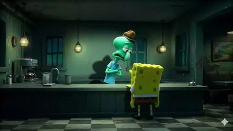 AI Video from prompt: Squidward Says You Mean You Never Heard Of the S