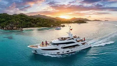 AI Video from prompt: children are relaxing on a yacht