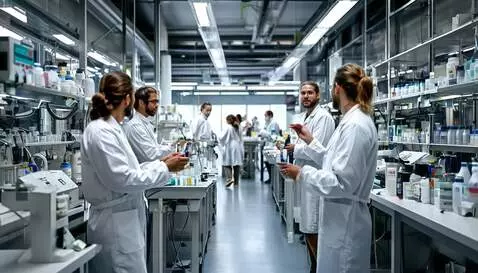 AI Video from prompt: Scientists discuss new inventions