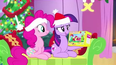 AI Video from prompt: Twilight Sparkle with a box of Bandai Pac-Man Co