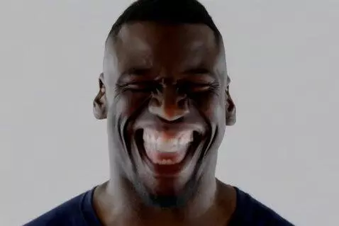 AI Video from prompt: laughing black man
