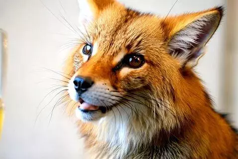 AI Video from prompt: Fennec Fox drinks beer