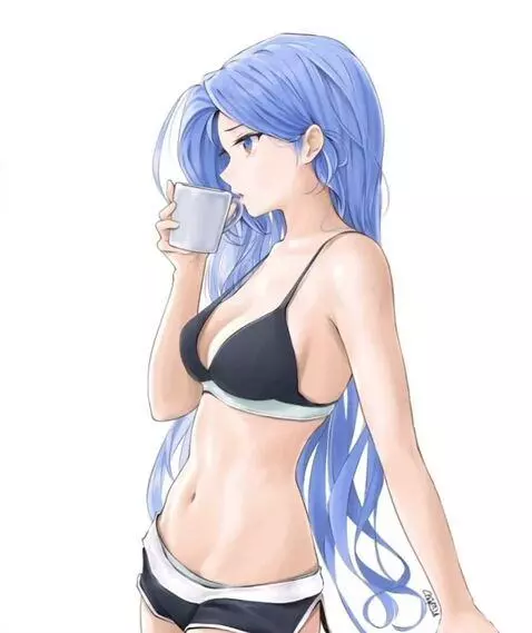AI Video from prompt: The woman drinks a cup of milk