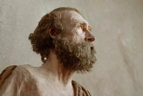 AI Video from prompt: Crying Aristotle