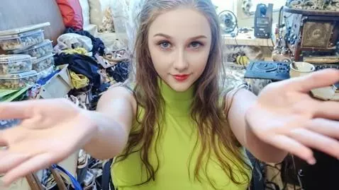 AI Video from prompt: A pretty seductive beautiful 25-year-old young w