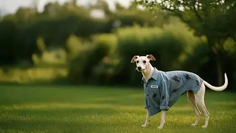 AI Video from prompt: Dog wags its tail and barks
