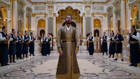 AI Video from prompt: Solomon singing praises unto God and dancing his