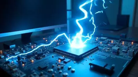 AI Video from prompt: You are the electricity that toggles thru a chip