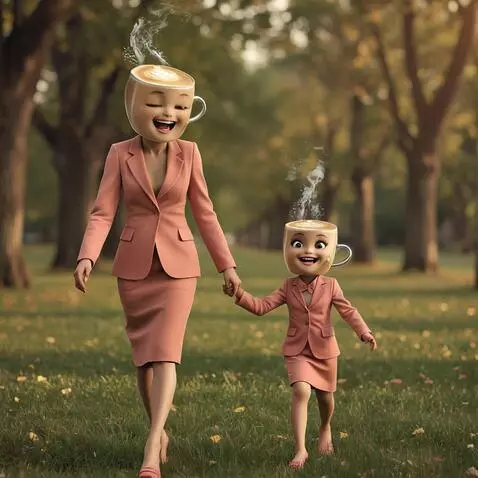 AI Video from prompt: Cinematic 3D animation of a cappuccino-headed mo