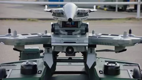 AI Video from prompt: The drone luncher