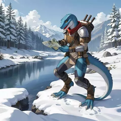 AI Video from prompt: Velociraptor dude looking around thinking gets t