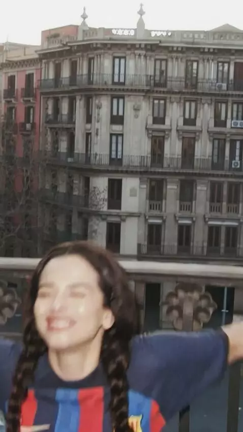 AI Video from prompt: The girl was writhing in pain. She lay down on t