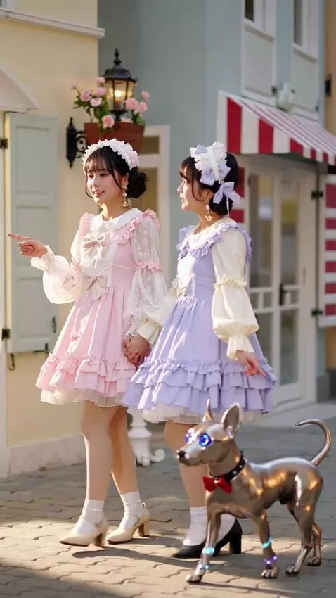 AI Video from prompt: Here's a light and whimsical description in Engl