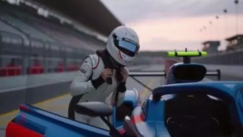AI Video from prompt: race car driver