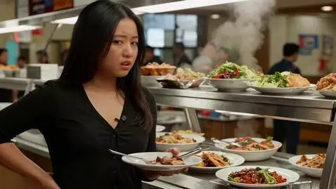 AI Video from prompt: A pleasantly pretty Asian-American woman in her 