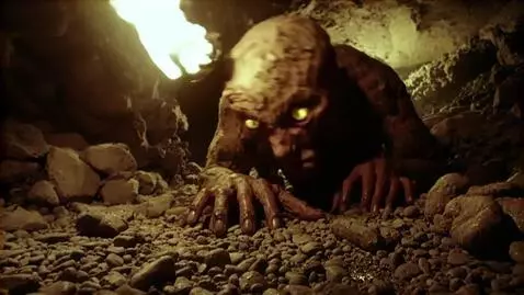 AI Video from prompt: :Cinematic horror movie shot, ultra-detailed tex