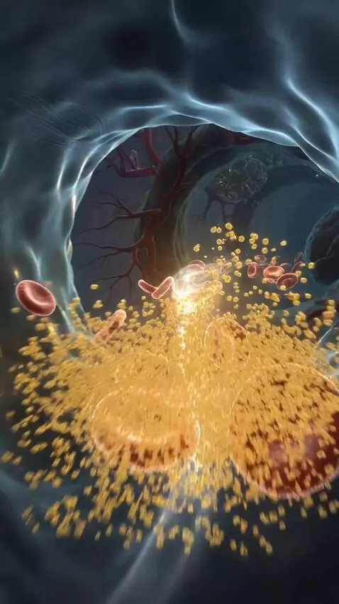 AI Video from prompt: A realistic scientific visualization of the huma
