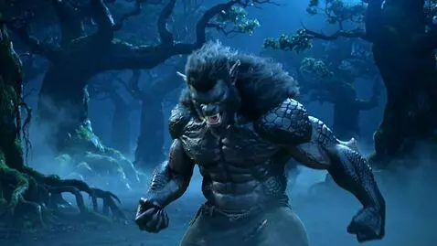 AI Video from prompt: The anger of a man in the form of a beast