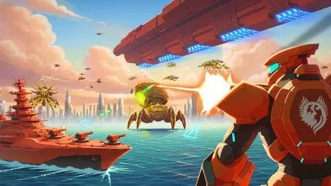 AI Video from prompt: phoenix american anime 3d ocean orange military 