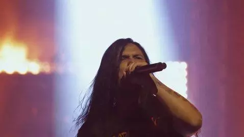 AI Video from prompt: Heavy metal concert
